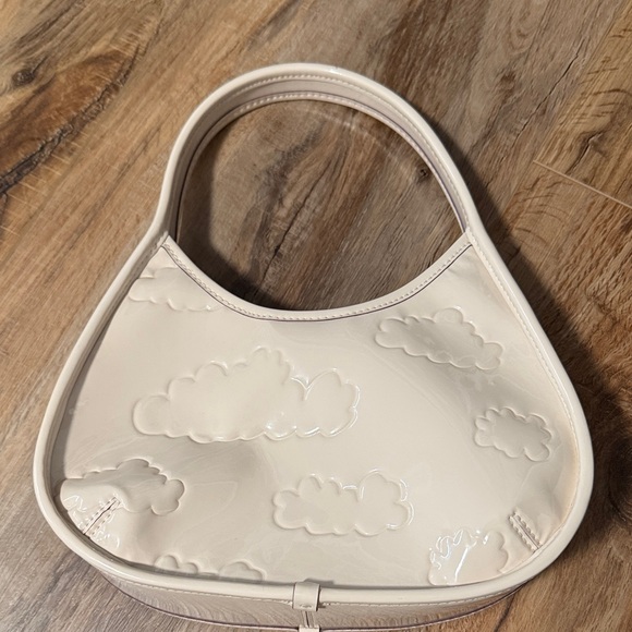 Coach Cream Cloud Embossed Shoulder Bag - Picture 3 of 6